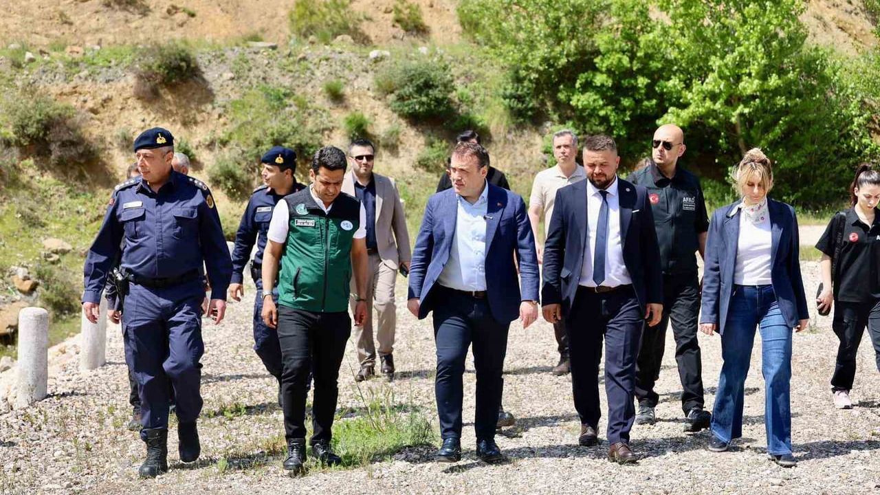 Vali Sözer, Soğucakpınar Barajı’nda İncelemelerde Bulundu