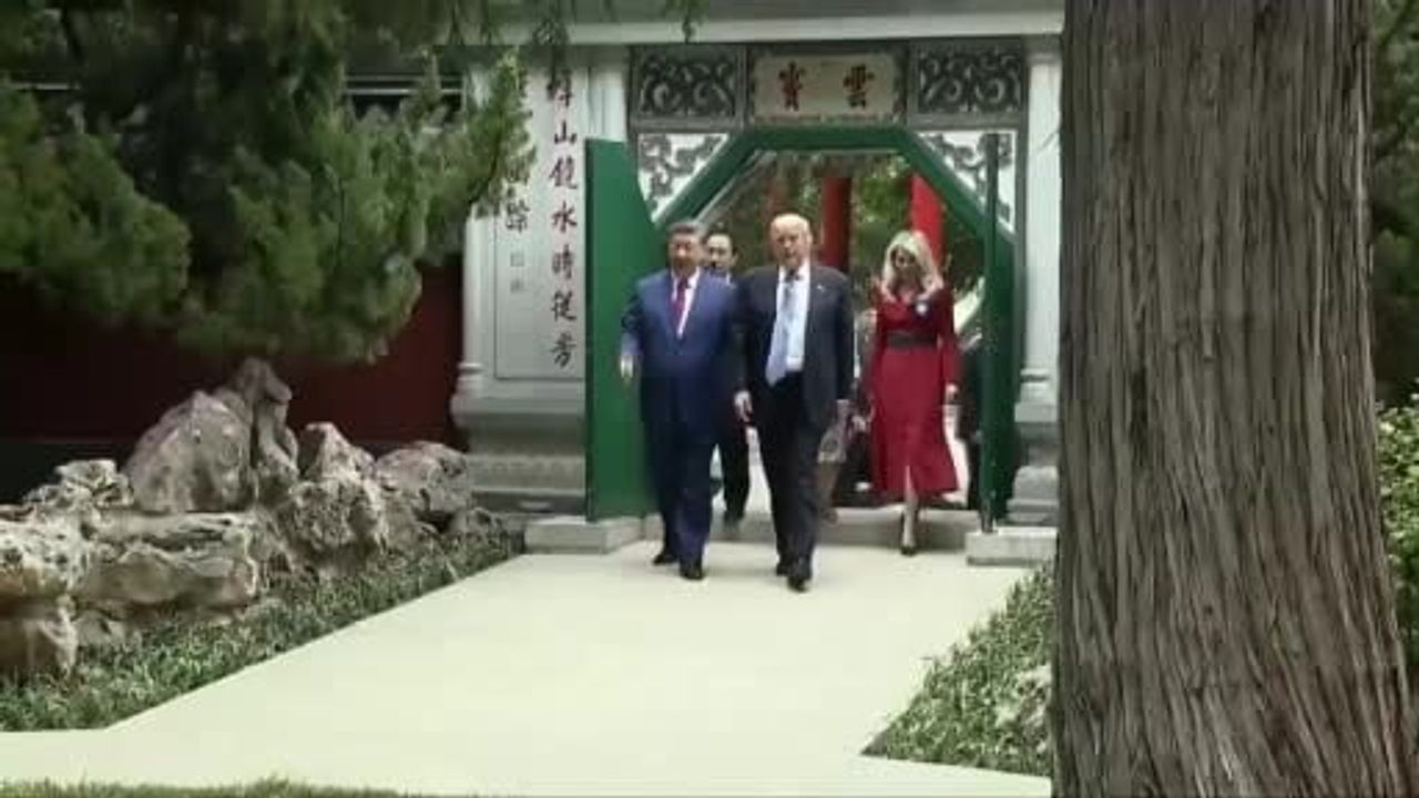 Xi, Trump'ı Zhongnanhai'de Ağırladı: Görüşmeler 'Dönüm Noktası' Olarak Tanımlandı