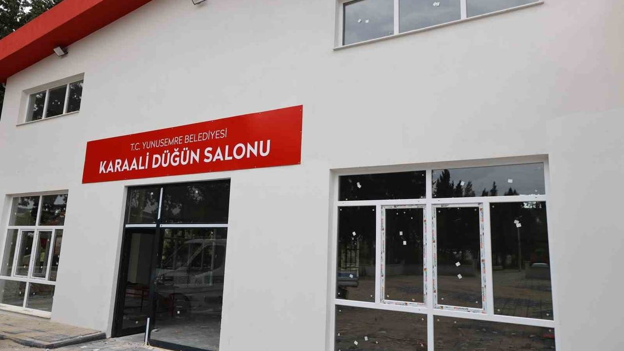 Yunusemre Belediyesi Karaali Mahallesi'ne Yaklaşık 800 Kişilik Düğün Salonu Açıyor