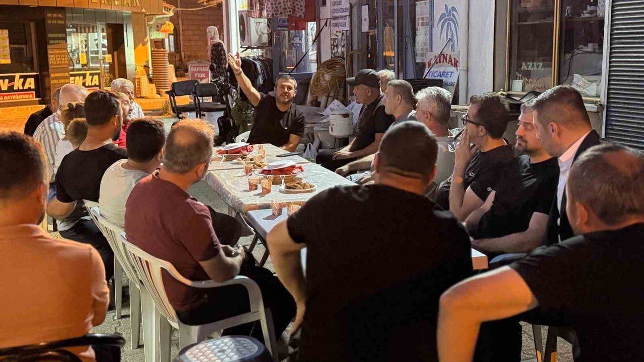 5000 Evler'de çay sohbeti: esnafla buluşma ve Karabük projeleri