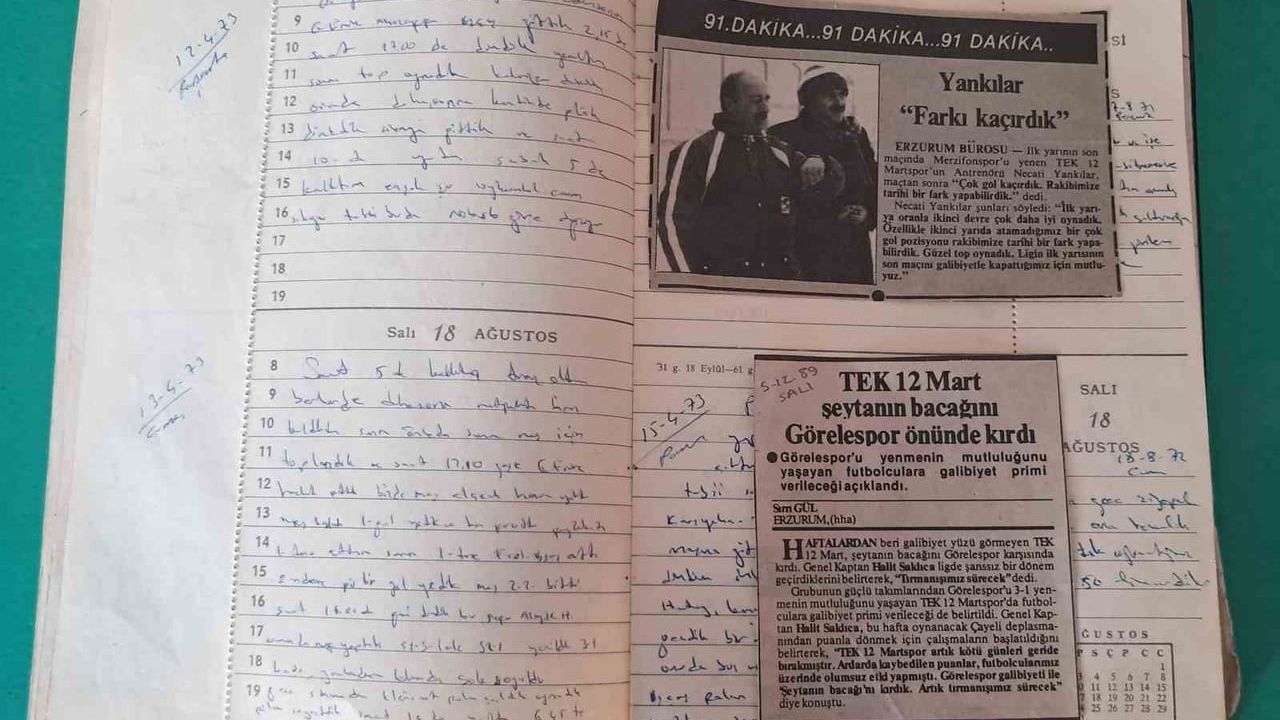 55 yıllık asker hatıra defteri aşkı, ayrılığı ve dönemin izlerini gün yüzüne çıkardı