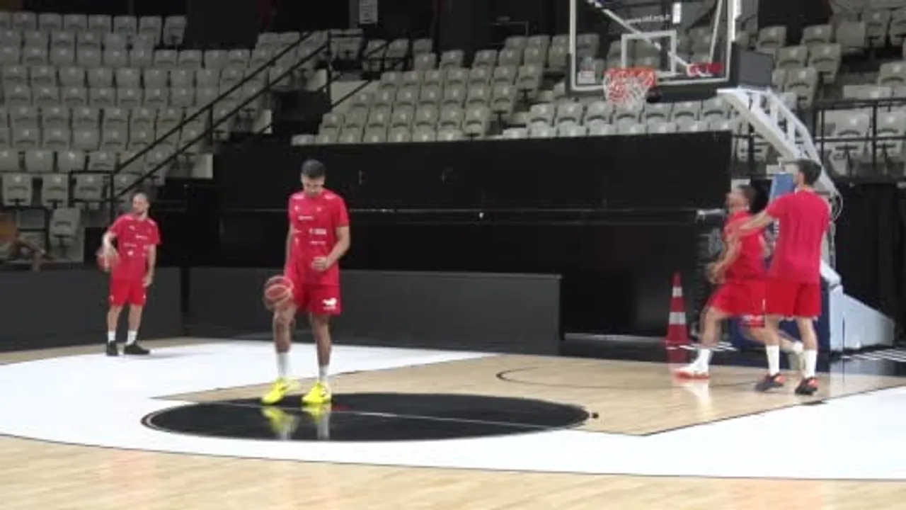 A Milli Erkek Basketbol Takımı Bosna Hersek maçı hazırlıklarını sürdürdü