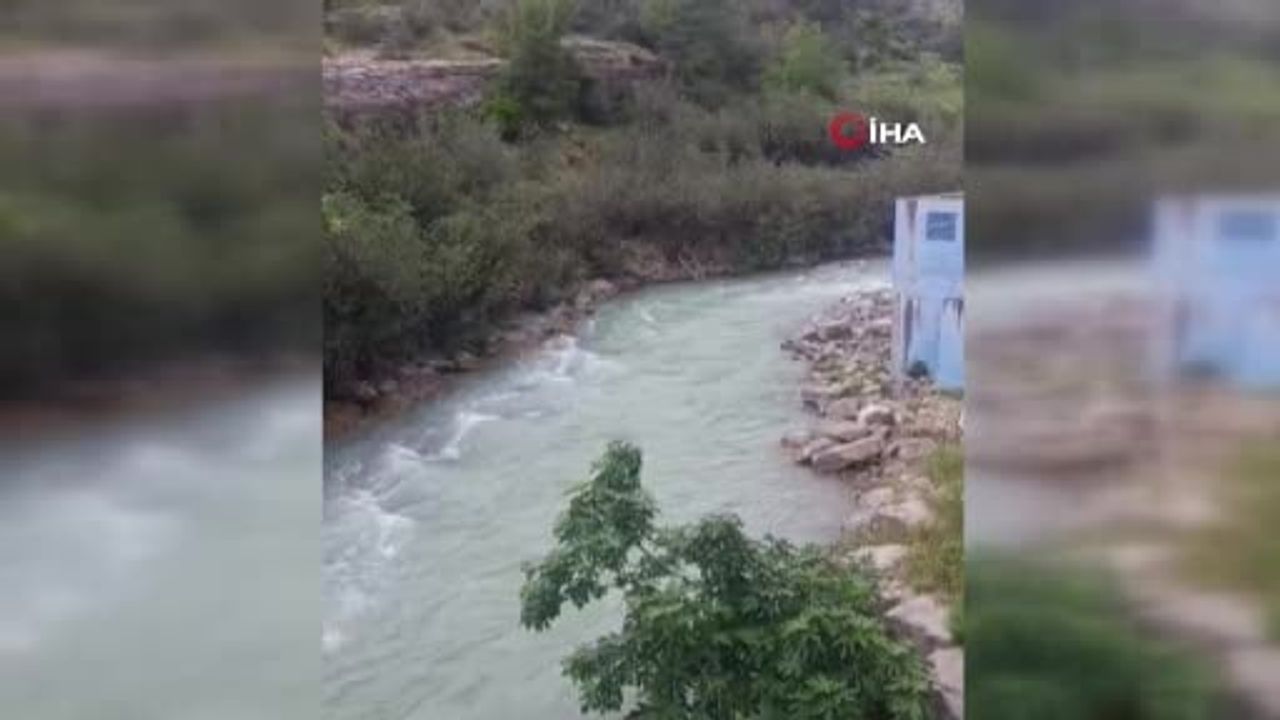 Adana'da Eğlence Çayı'na giren 25 yaşındaki genç için arama çalışmaları sürüyor
