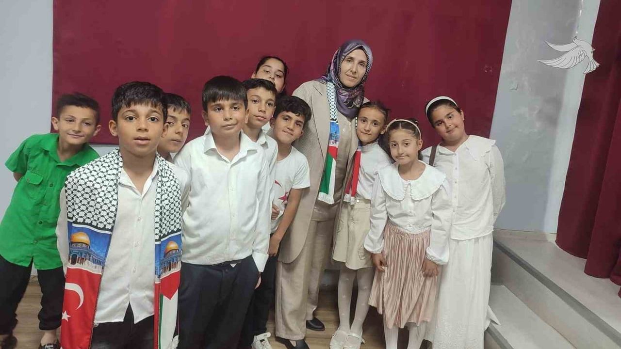 Adıyaman Cumhuriyet İlkokulu'nda sanat programı