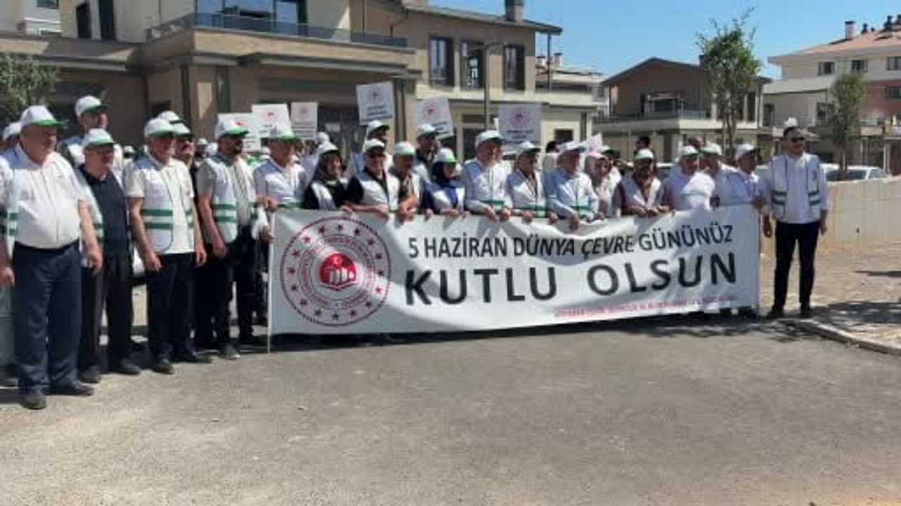 Adıyaman'da 5 Haziran Dünya Çevre Günü etkinliği: yürüyüş, sergi ve fidan dağıtımı