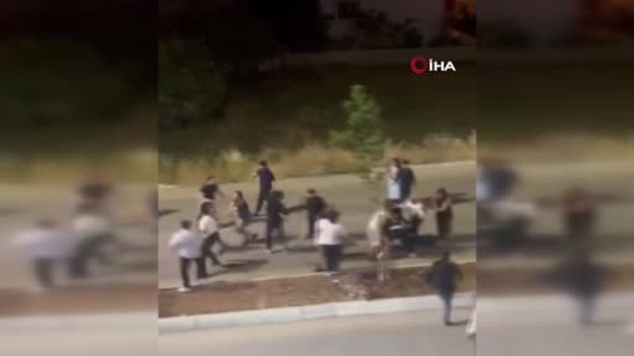 Adıyaman'da düğün konvoyunda kavga