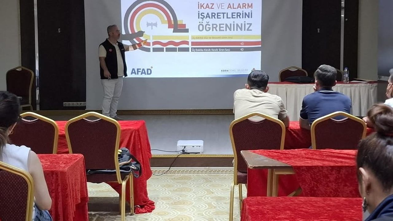 AFAD, TPIC personelini muhtemel KBRN tehlikelerine karşı hazırladı