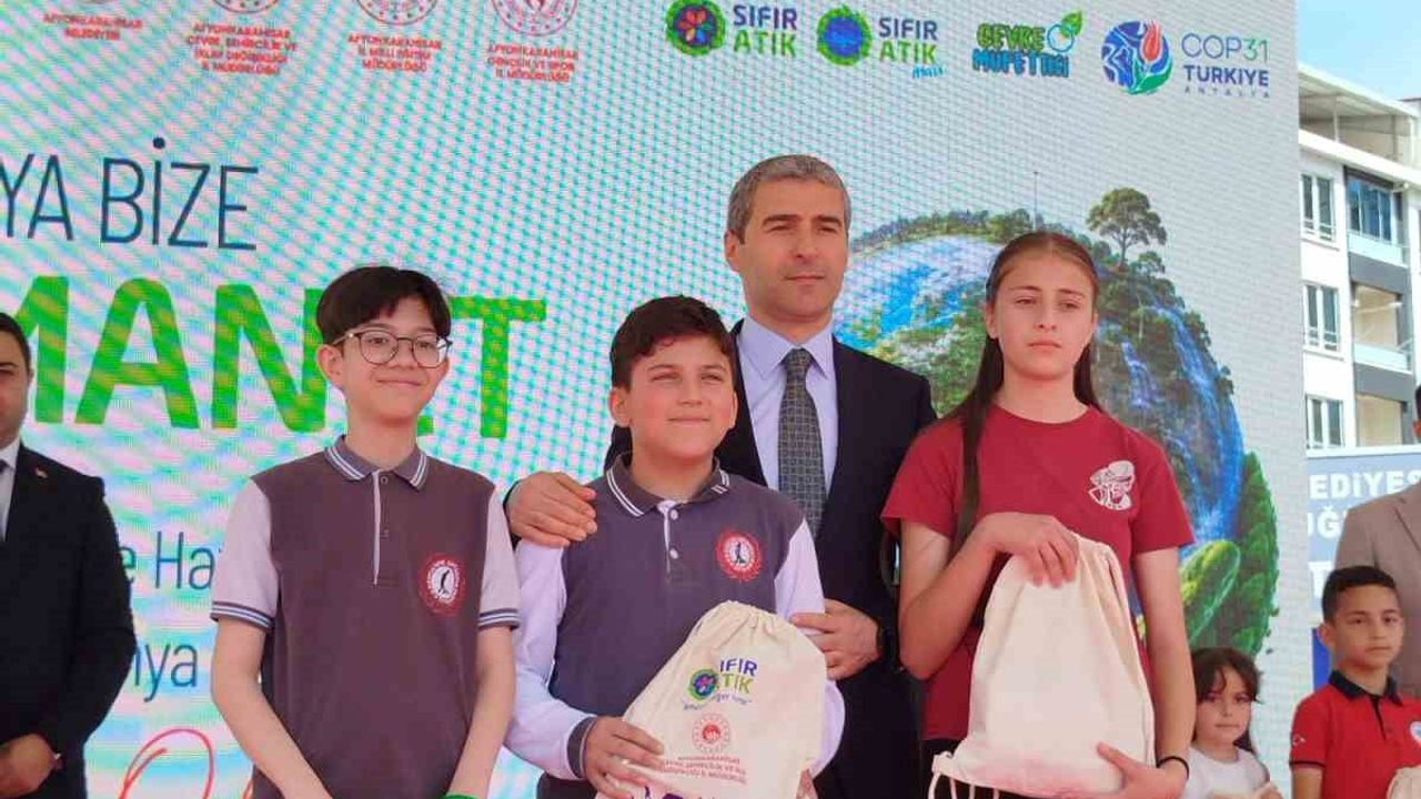 Afyonkarahisar'da 5 Haziran Dünya Çevre Günü etkinlikleri sürüyor