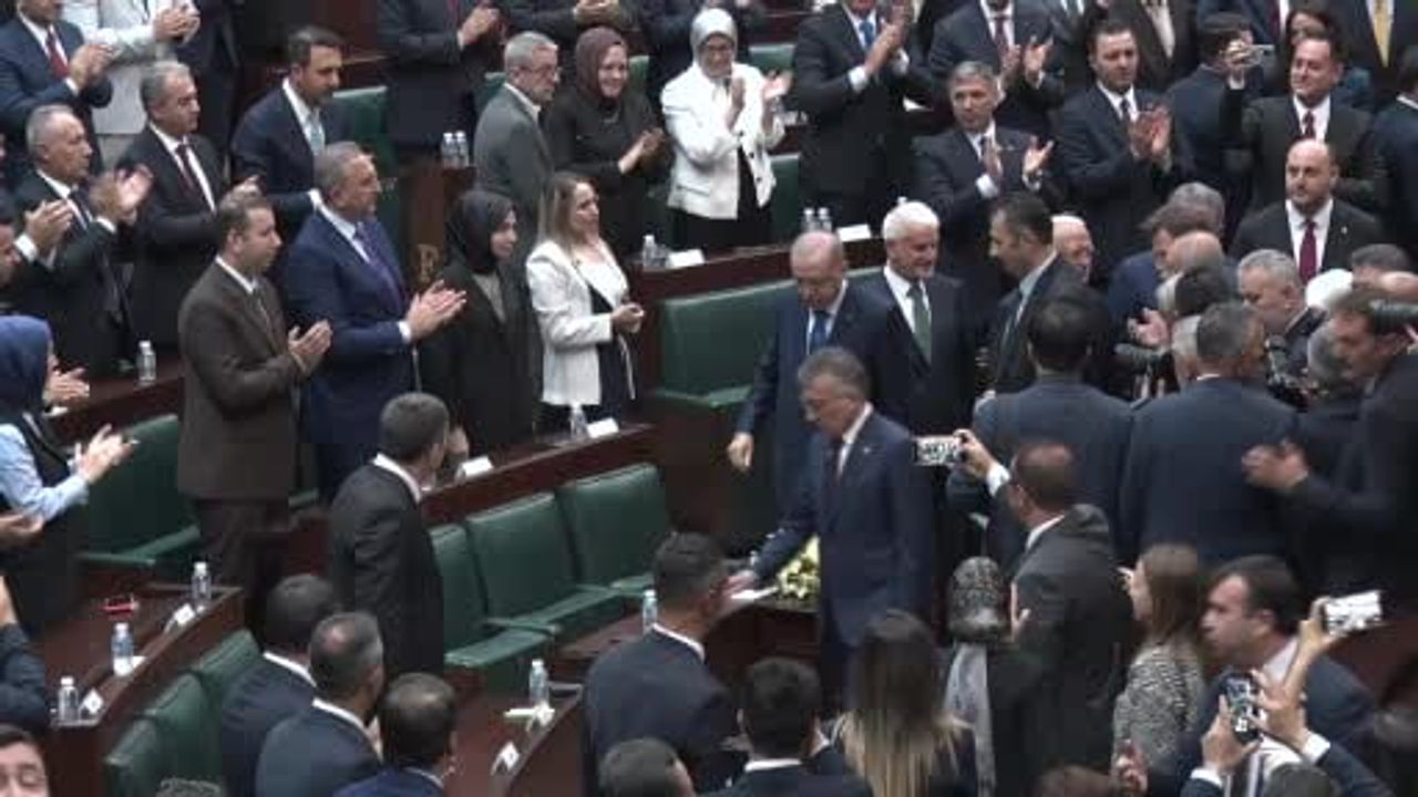 AK Parti grup toplantısı: detay görüntüler