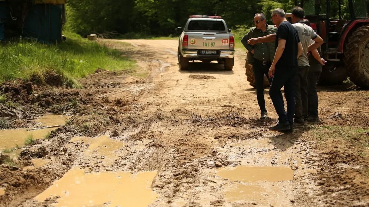 Akçakoca'da Cumayanı'nın 101 Kodlu Orman Yolunda 4 Kilometrelik Üstyapı Tamamlandı