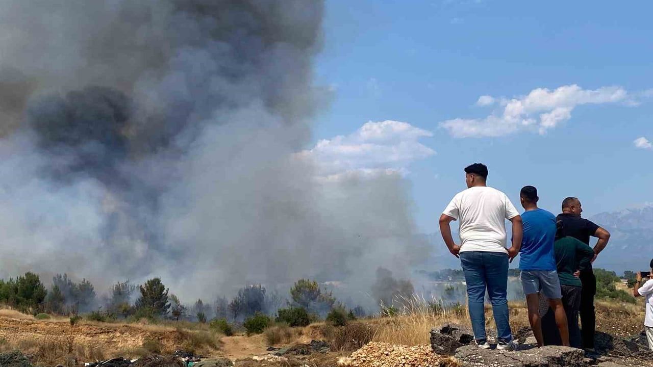 Aksu'daki orman yangını kontrol altına alındı