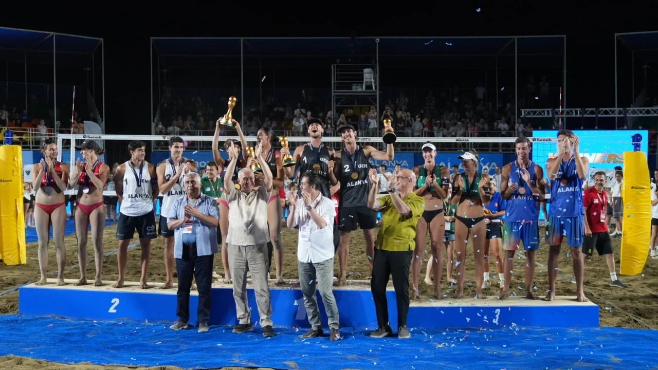 Alanya’da Volleyball World Beach Pro Tour Alanya Challenge finalleri tamamlandı