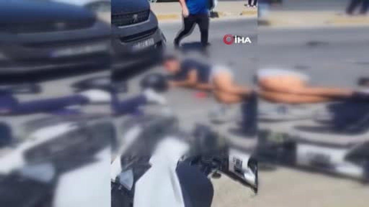 Alanya Konaklı'da minibüs ile motosiklet çarpıştı: 2 yaralı, 1'i ağır