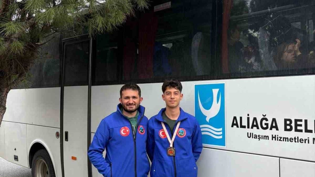 Aliağalı Eymen Vatansever, Türkiye Oryantiring Milli Takımı’na seçildi