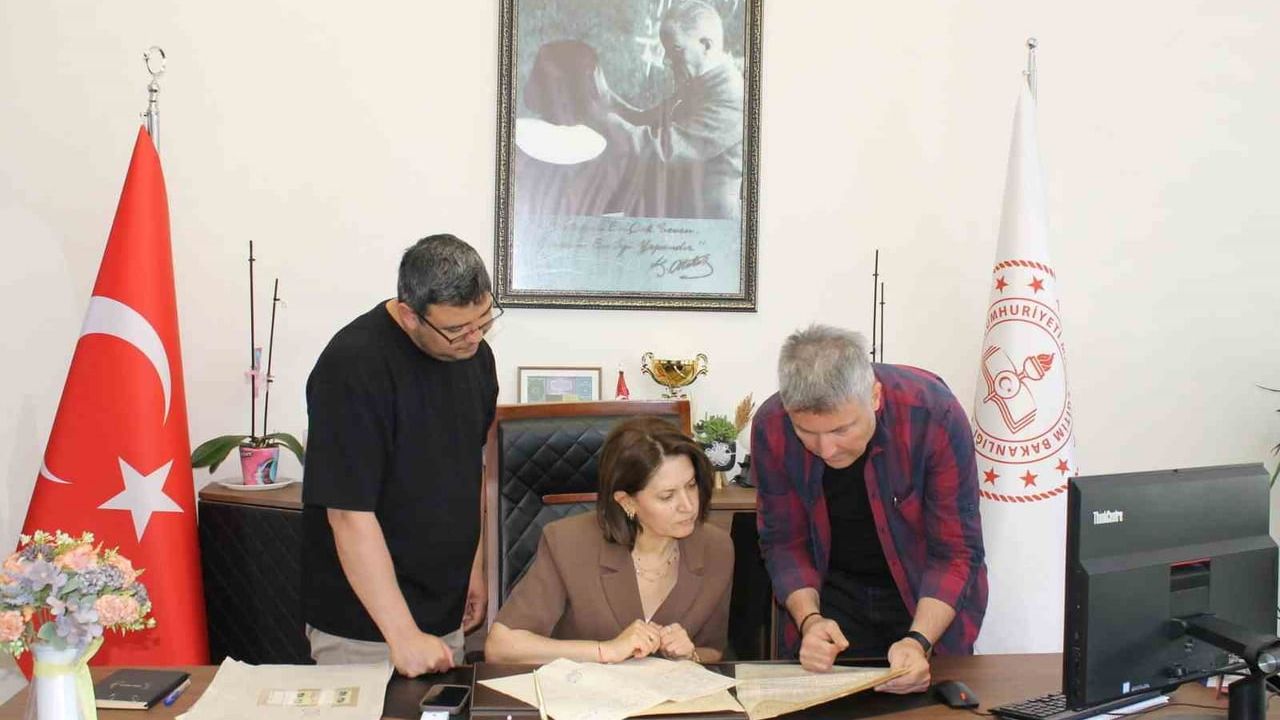 Altıntaş'ta maarif arşivi çalışmaları sürüyor
