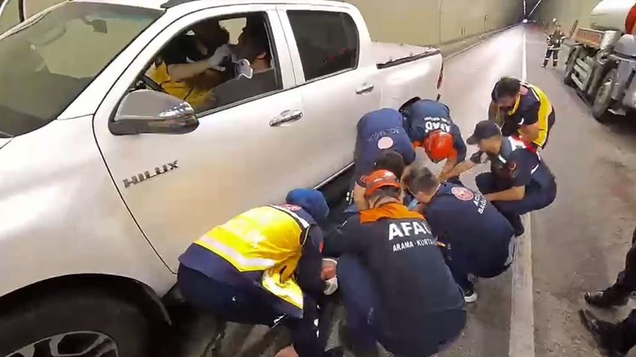 Amasra tünelinde gerçeği aratmayan kaza ve yangın tatbikatı
