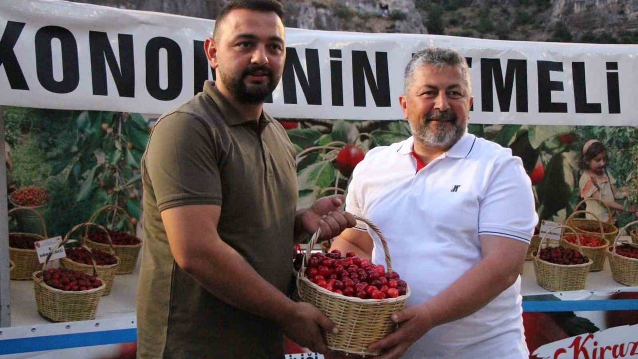Amasya'da 65. kiraz teşvik yarışması yapıldı