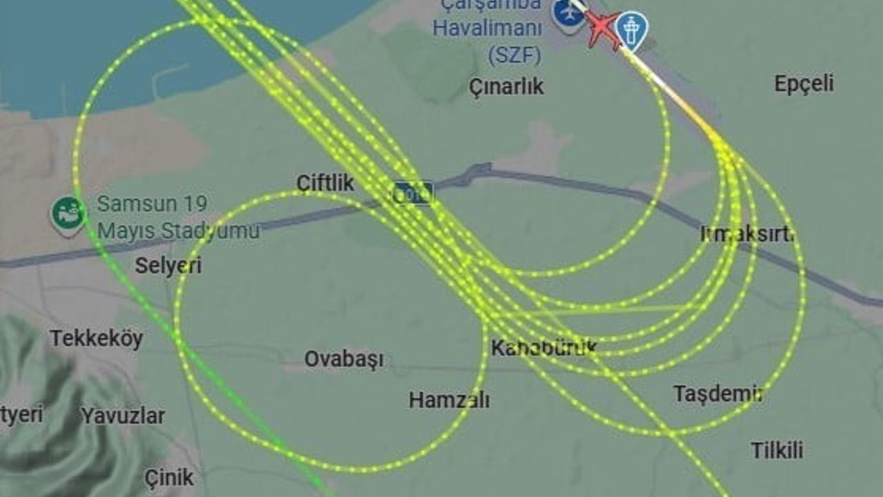 Anadolu kartalları Samsun-Çarşamba Havalimanı'nda eğitim uçuşlarını sürdürüyor