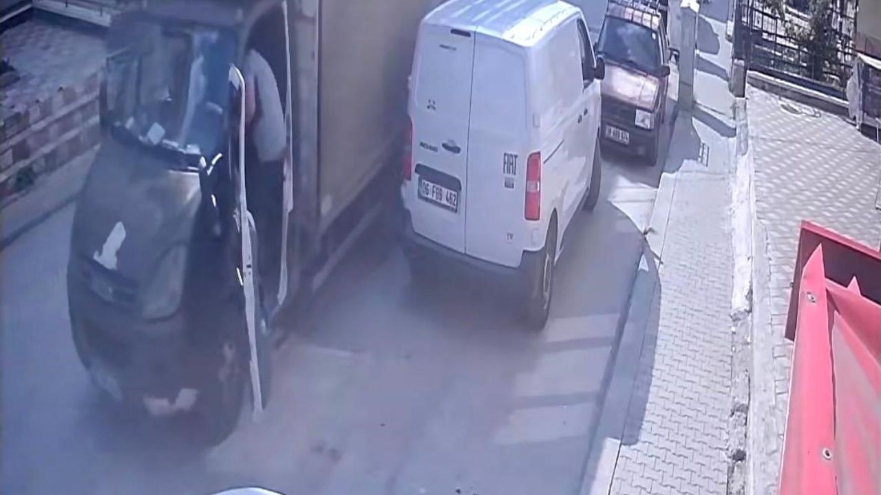 Ankara'da fırıncı kontrolü kaybeden kamyoneti durdurarak faciayı önledi