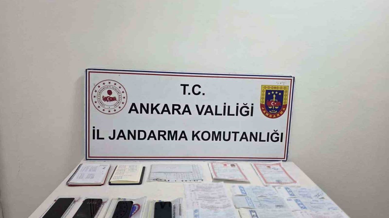 Ankara'da tefecilik operasyonunda 106 banka hesabına el konuldu