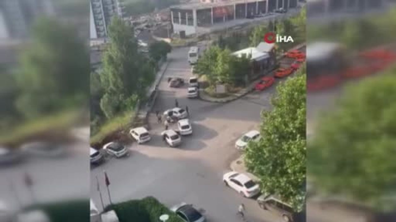 Ankara'nın Mamak ilçesinde üç araçla takip edilen kişiye saldırı