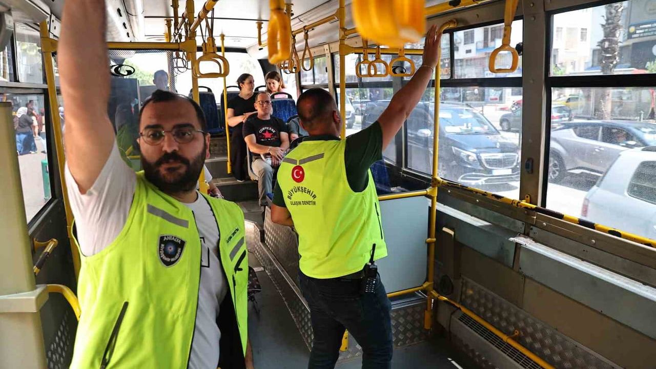 Antalya Büyükşehir’den halk otobüslerine kapsamlı klima ve bakım denetimi