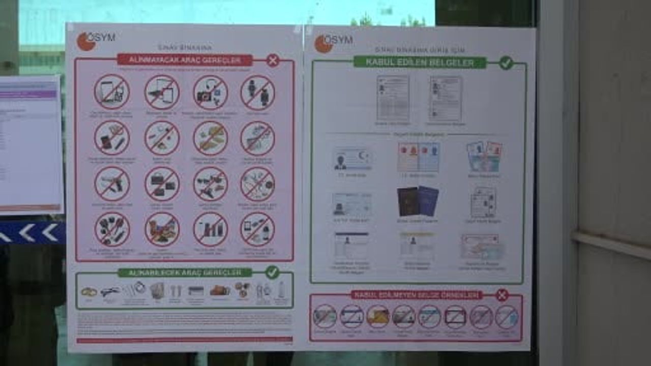Antalya'da YKS ikinci gününde AYT başladı