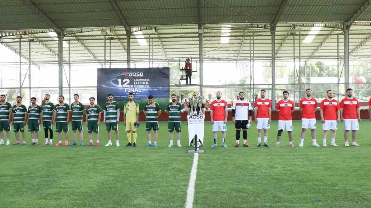 AOSB'de 12. Geleneksel Futbol Turnuvası finali tamamlandı