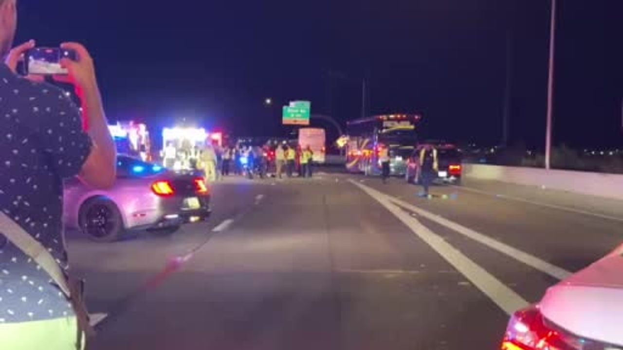 Arizona'da A Milli Takım Kafilesine Eşlik Eden Motosikletli Polis Kaza Yaptı