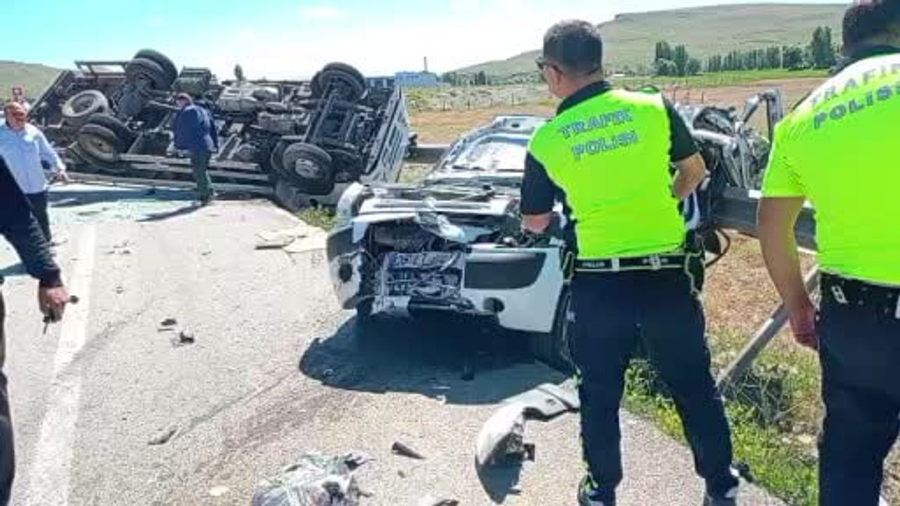 Aşkale'de trafik kazası: 1'i ağır, 2 yaralı