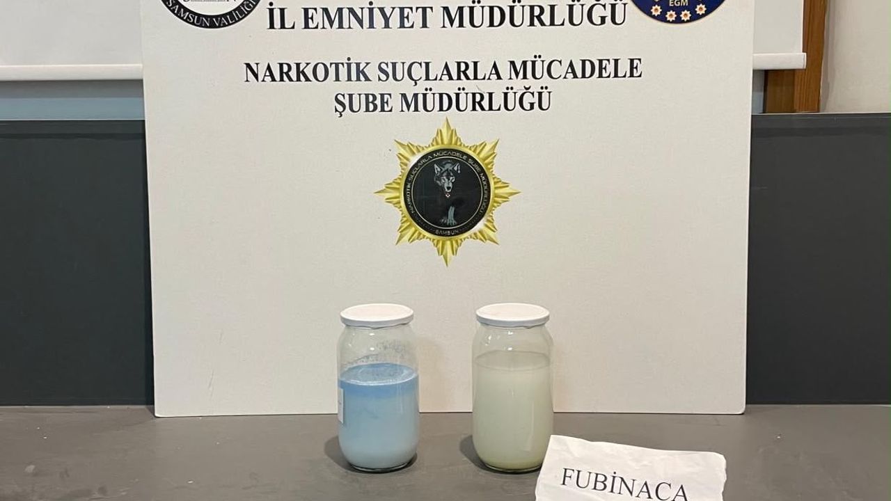 Atakum'da 1 gözaltı: 1350 mililitre likit bonzai ele geçirildi