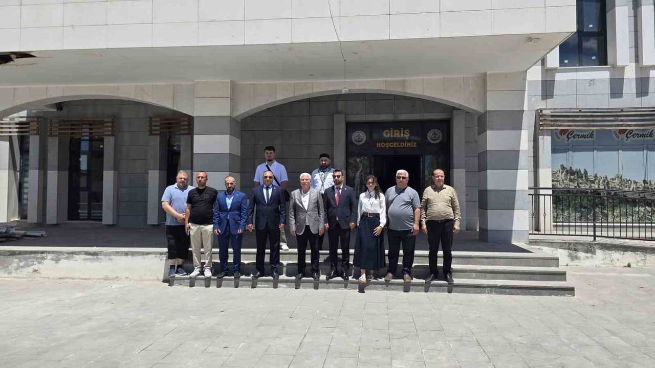 Avrupa Demokratlar Birliği heyeti Çermik'te temaslarda bulundu