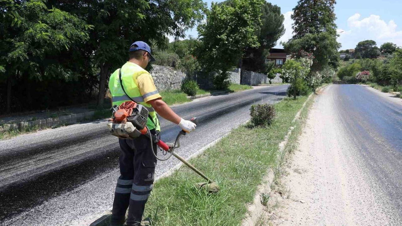 Aydın Büyükşehir Belediyesi Umurlu ve Dalama’da çevre düzenlemesi yaptı, muhtarlardan teşekkür geldi