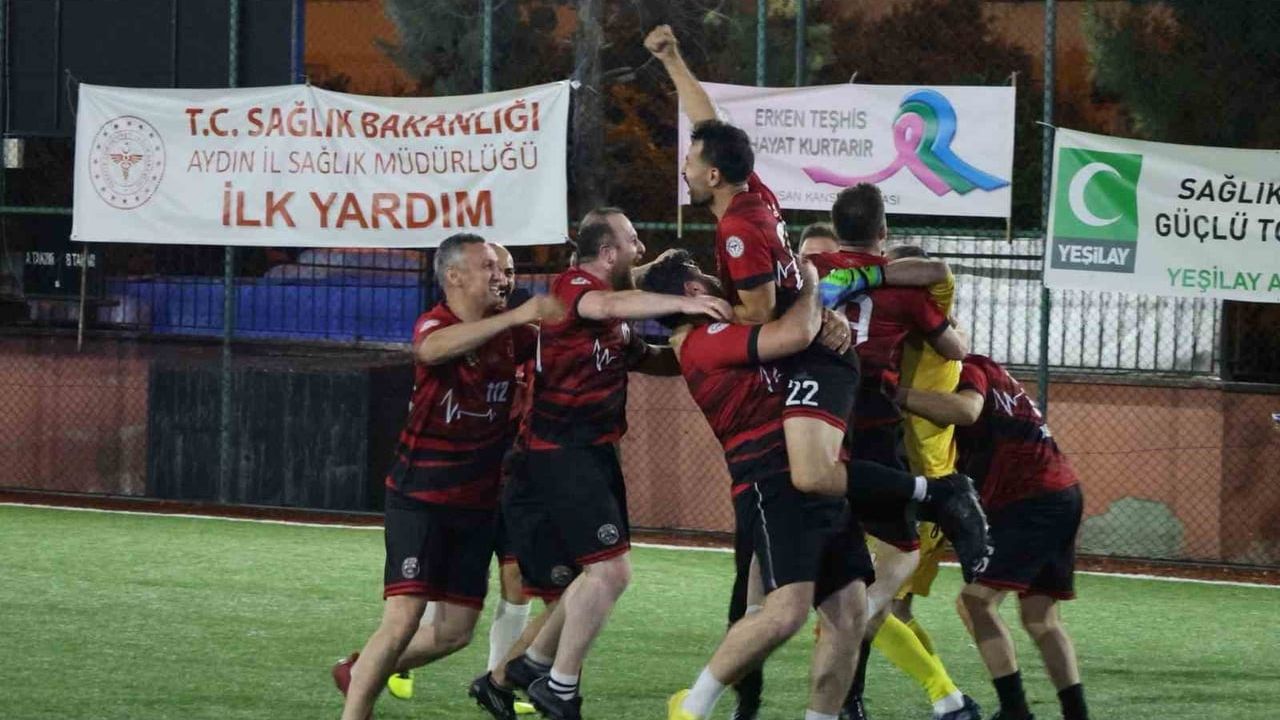 Aydın’da 7. sağlık kupasında 112 FC şampiyon oldu