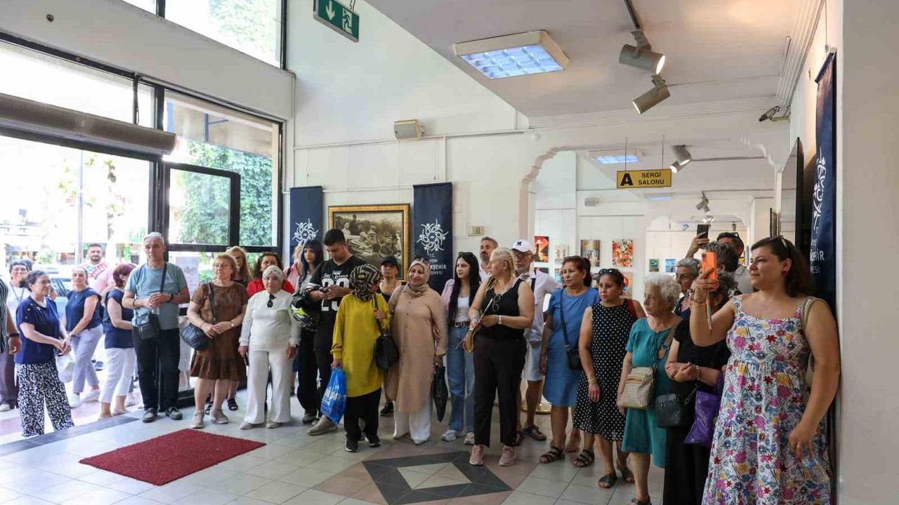 Aydın’da her yaştan sanatseverin eserleri görücüye çıktı