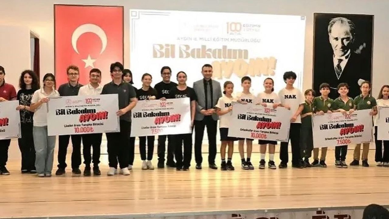 Aydın Fen Lisesi il birincisi oldu