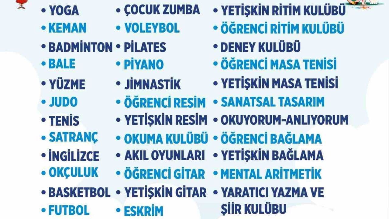 Aydınlı çocuklar yaz tatilinde eğlenirken öğrenecek