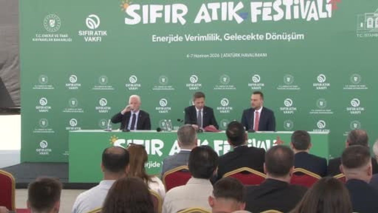 Bakan Bayraktar: Sıfır Atık Festivali boyunca kullanılacak elektrik tamamen yenilenebilir kaynaklardan sağlanacak