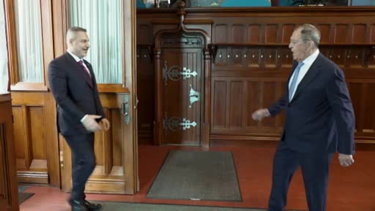 Bakan Fidan, Lavrov ile baş başa görüştü