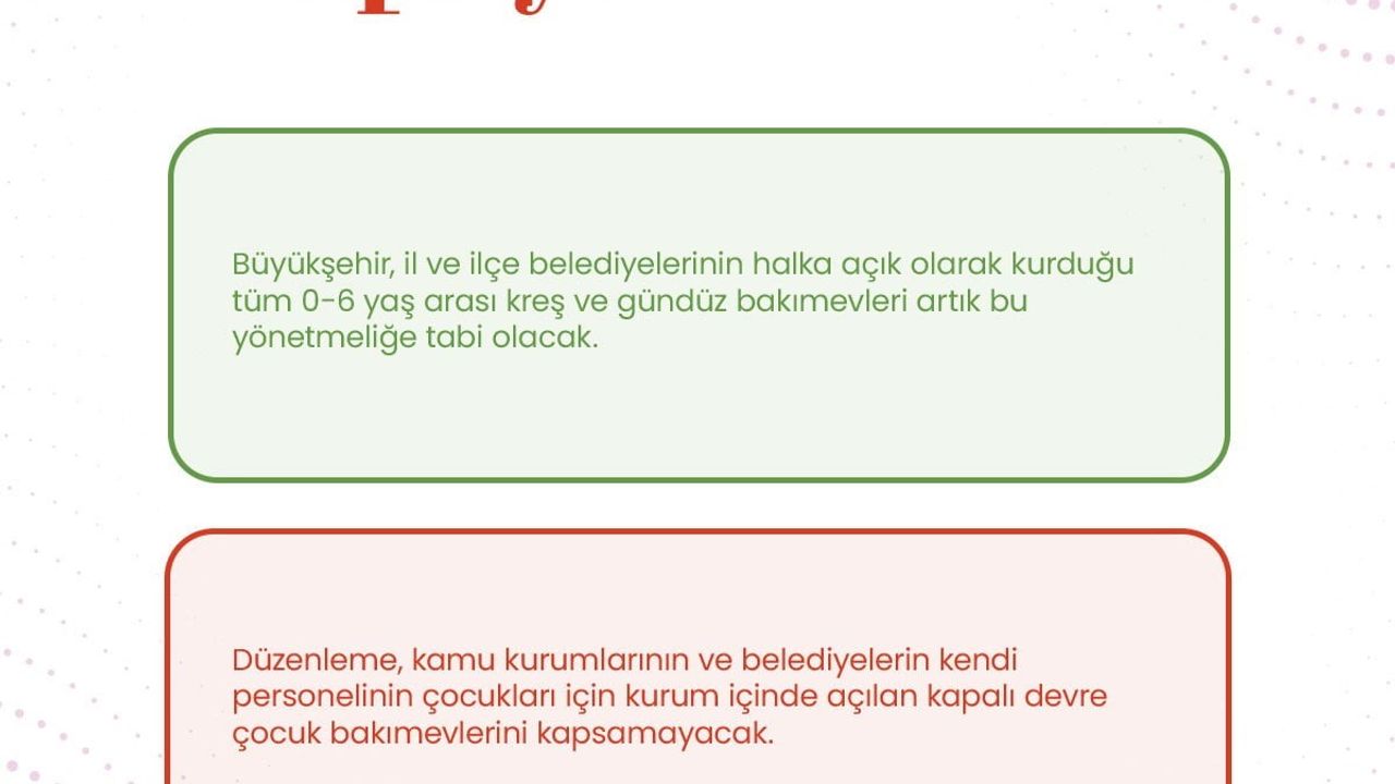 Bakan Göktaş, kreş ve gündüz bakımevlerinde ortak kurallar uygulanacağını açıkladı