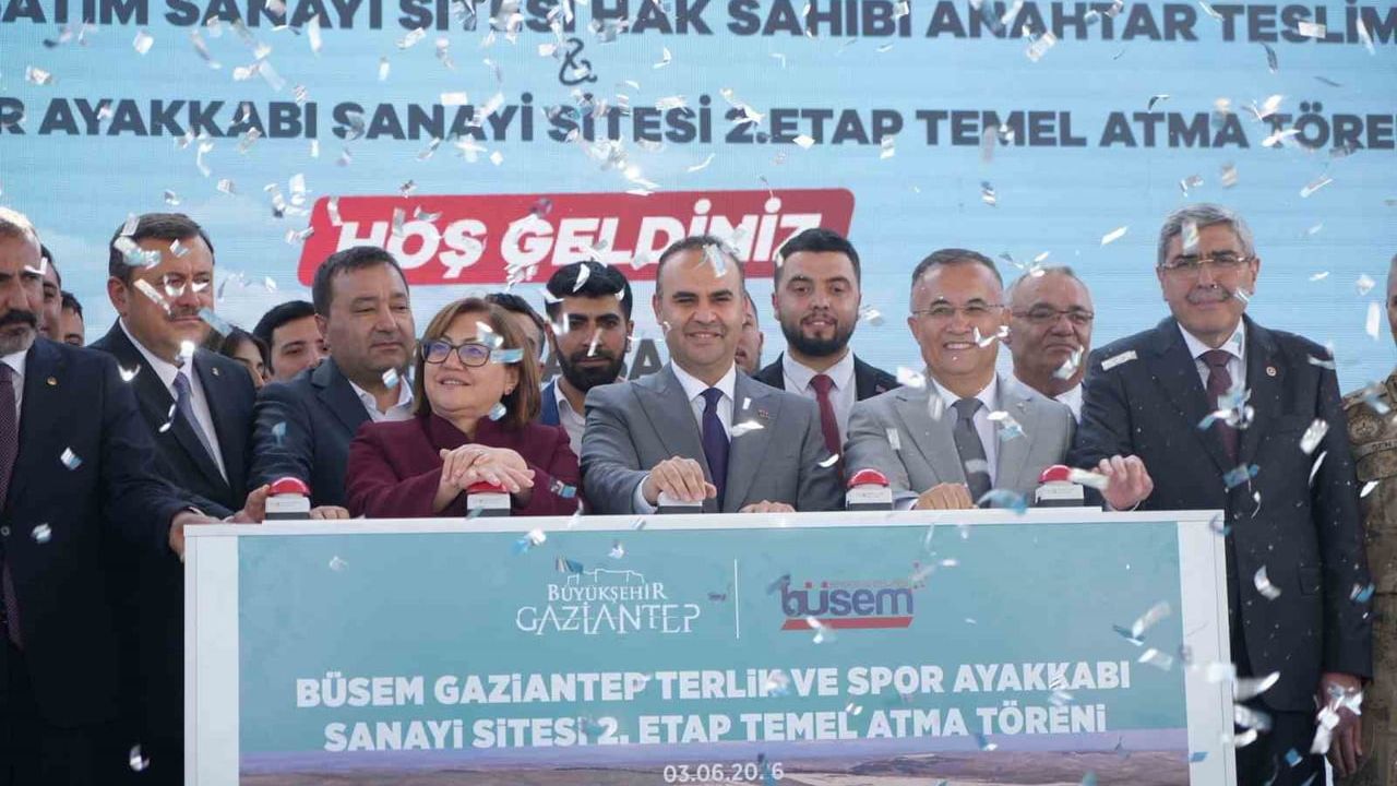 Bakan Kacır: Türkiye tarih sahnesine daha kuvvetli ve iddialı çıkıyor — Gaziantep’te BÜSEM’de anahtar teslimi ve temel atma