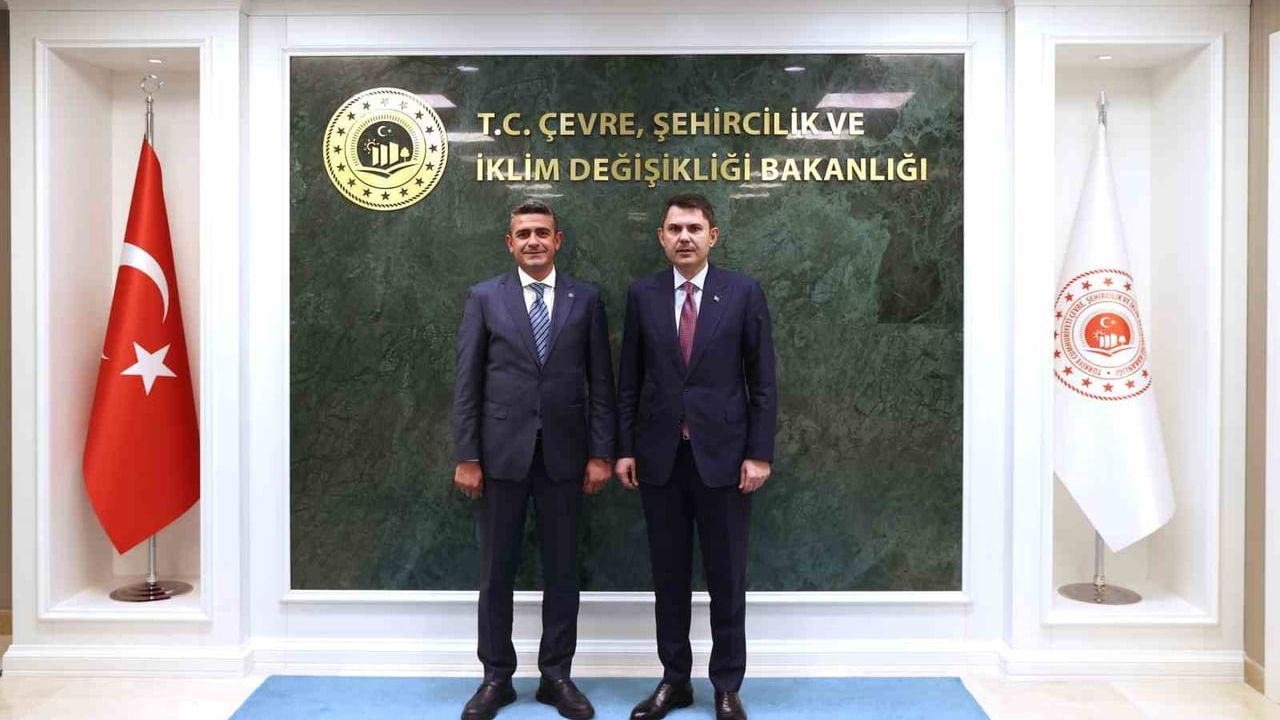 Bakan Kurum, Haymana ve Gölbaşı belediye başkanlarını kabul etti