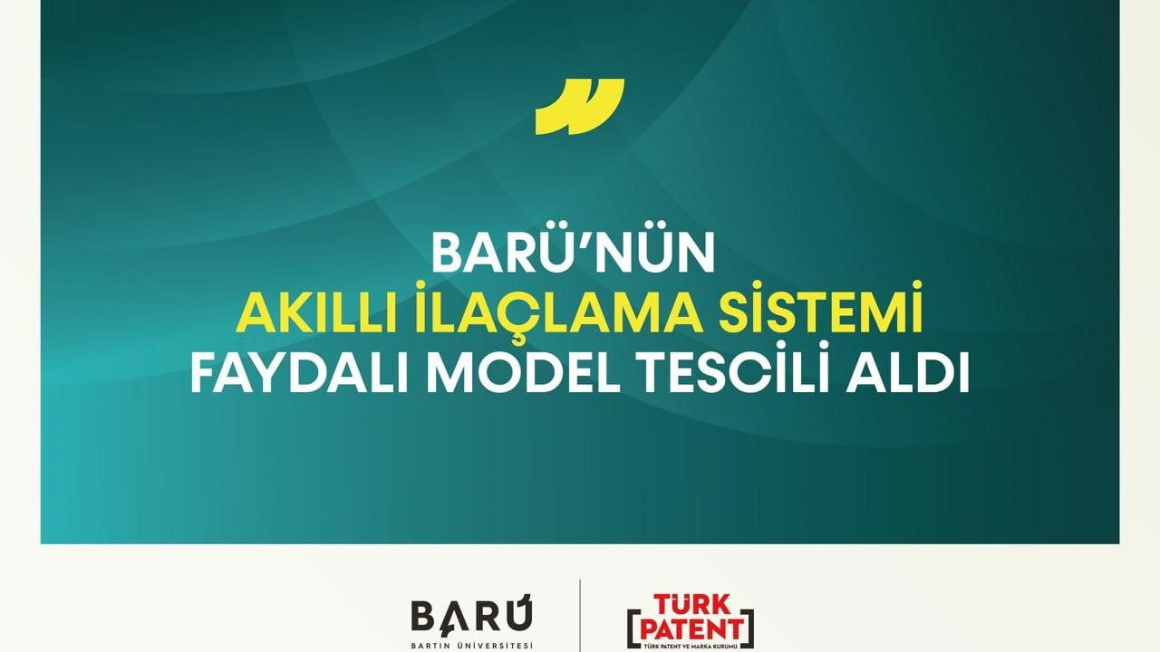 BARÜ'nün akıllı ilaçlama sistemi TÜRKPATENT'ten faydalı model tescili aldı