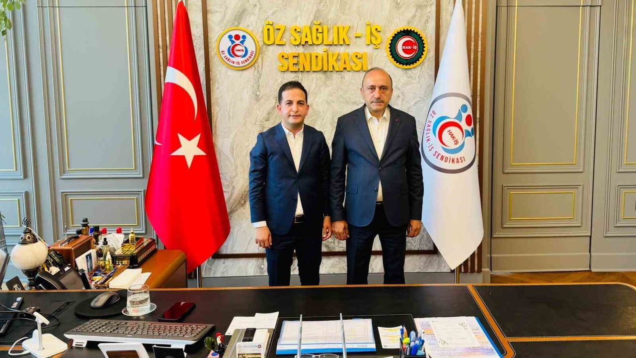 Başkan Aküzüm, HAK-İŞ genel başkan yardımcısı Sert ile görüştü