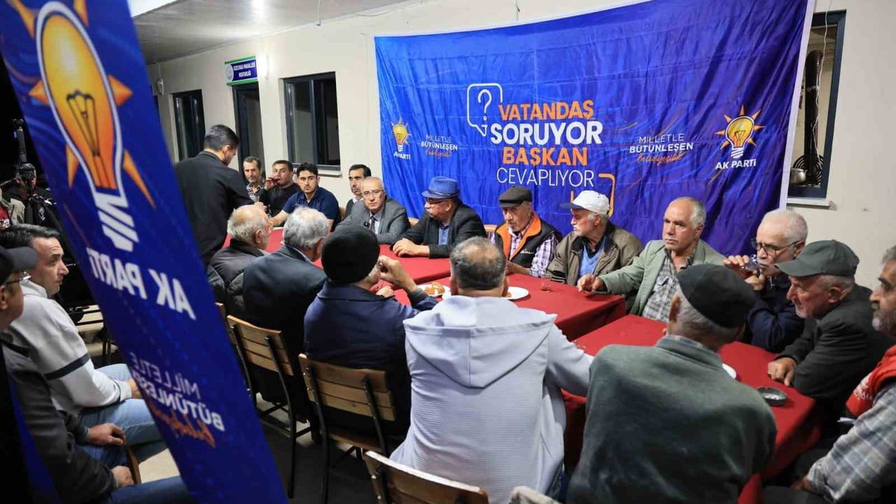 Başkan Cengiz Arslan Kızılyaka Mahallesi’nde 'Vatandaş Soruyor, Başkan Cevaplıyor' Toplantısında Sakinlerle Buluştu