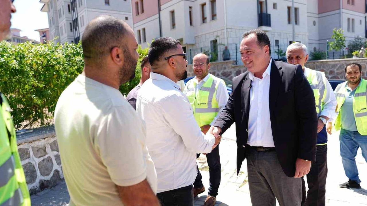 Başkan Dutlulu Akgedik TOKİ 2. etap'ta altyapı çalışmalarını inceledi