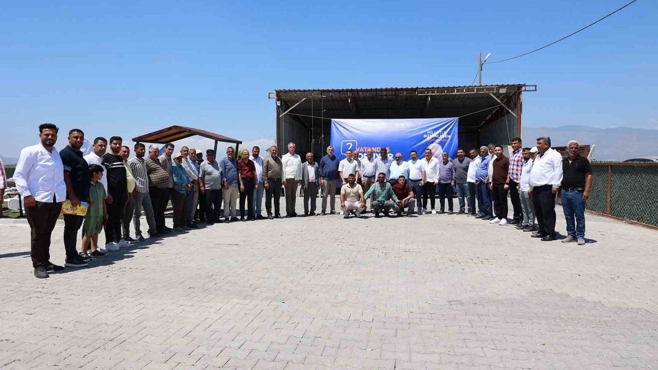 Başkan İbrahim Naci Yapar Suvatlı Mahallesi'nde vatandaşlarla buluştu