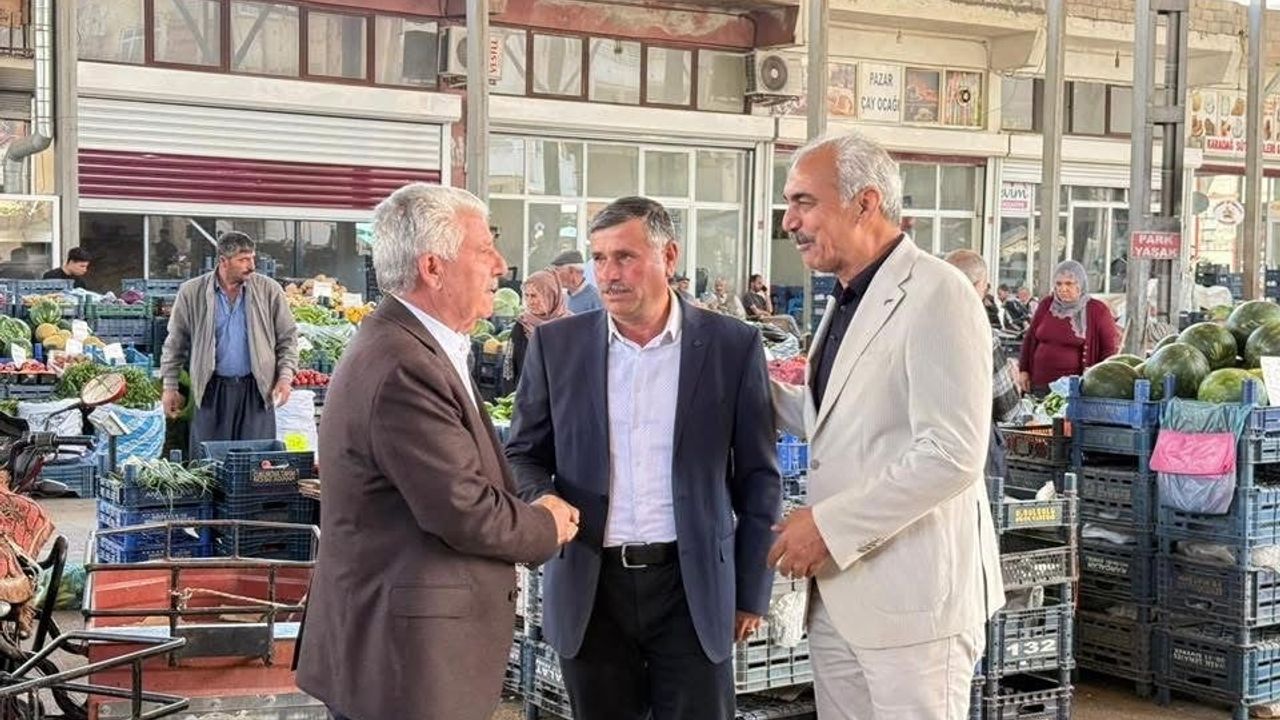 Başkan Karamehmetoğlu Çermik’te Esnaf ve Vatandaşlarla Buluştu