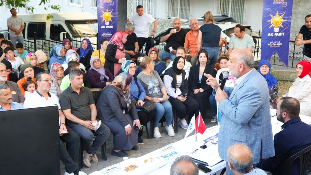 Başkan Sandıkçı: ortak akıl anlayışıyla Canik için eser ve hizmet üretiyoruz