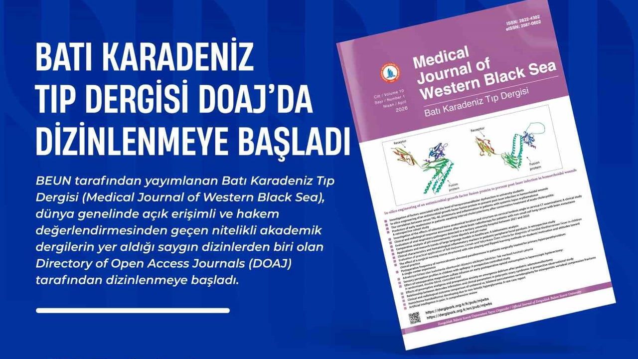 Batı Karadeniz Tıp Dergisi DOAJ'da dizinlenmeye başladı